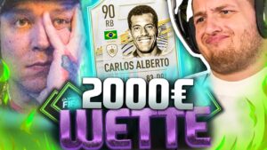 🥇😨CARLOS ALBERTO gekauft?! | 2000€ Fifa 22 Weekend League Wette gegen @MontanaBlack! | Pack Opening