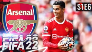 FIRST TIME FACING RONALDO! | FIFA 22 ARSENAL CAREER MODE S1E6