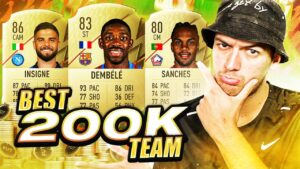 BEST 200K SQUAD BUILDER EVER!! FIFA 22