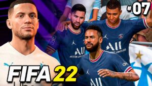 ENFRENTEI O TRIO DO PSG - MODO CARREIRA JOGADOR FIFA 22 - Parte 7
