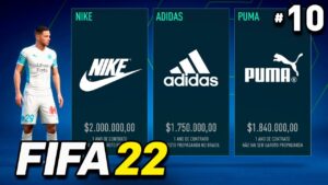 ESCOLHENDO NOSSO PRIMEIRO PATROCINADOR - MODO CARREIRA JOGADOR FIFA 22 - Parte 10