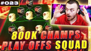 FIFA 22 MY FUT CHAMPIONS PLAY OFFS GAMES USING MY NEW UNSTOPPABLE 800K SQUAD IN ULTIMATE TEAM!