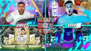 FIFA 22: ZIDANE ICON DISCARD BINGO 🔥🔥 Wakez vs Seko !!
