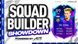 Fifa 22 Squad Builder Showdown!!! CHAMPIONS LEAGUE FRENKIE DE JONG!!!