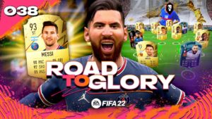 Using MESSI at STRIKER in the WEEKEND LEAGUE!! FIFA 22 Road to Glory #38