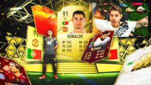 CRISTIANO RONALDO EN LAS RECOMPENSAS DE FUT CHAMPIONS!!! | FIFA 22