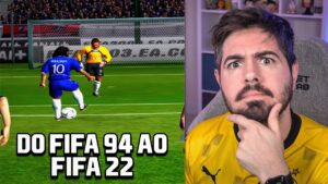 DRIBLANDO O GOLEIRO DO FIFA 94 AO FIFA 22