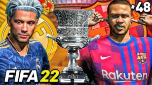 FINAL DA SUPERCOPA DA ESPANHA - MODO CARREIRA JOGADOR FIFA 22 - Parte 48