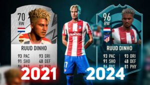 O ANTES E DEPOIS DE RUUD DINHO! MC JOGADOR FIFA 22