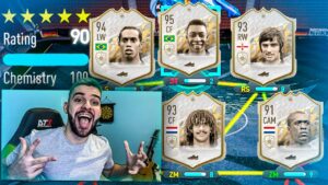 RECORDE MUNDIAL + CHUVA DE ICONS NO FUT DRAFT DO FIFA 22!! Ultimate Team