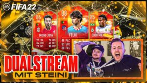 XXL ADIDAS NumbersUP Pack Opening 😱 DUAL STREAM mit Steini 🔥 FIFA 22 LIVE 🔴