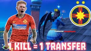 1 KILL PE FORTNITE = 1 TRANSFER LA FCSB PE FIFA 22 !!!