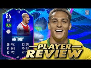 86 TOTGS ANTONY PLAYER REVIEW UCL TEAM OF THE GROUPSTAGE ANTONY FIFA 22 ULTIMATE TEAM
