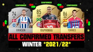 ALL CONFIRMED TRANSFERS NEWS WINTER 2022 - Football! ✅😱 ft Raphinha, Eriksen, Torres… etc