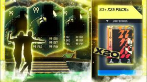 FIFA 22 20 x 83+ x 25 Icon Swaps Packs!