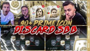 FIFA 22: 90+ PRIME ICON DISCARD Squad Builder Battle VS GamerBrother 😲☠️ Am ENDE DISCARDED immer …