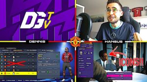 FIFA 22 : ERSTER ICON SHOWDOWN MIT 300 MIO+ SNIPES !!! 😳❌ United Karriere Showdown vs DennisGamingTV