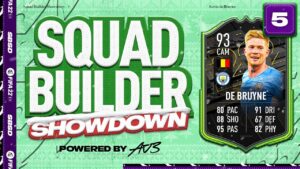 Fifa 22 Squad Builder Showdown Advent Calendar!!! SIGNATURE SIGNINGS DE BRUYNE!!! Day 5 vs FG