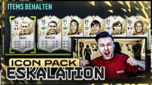 OMG!! ICH habe RONALDO + ZIDANE GEZOGEN 😍💸 FIFA 22: ICON Packs GÖNNEN 😱