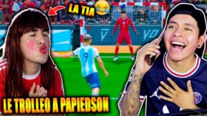 Si PAPIEDSON me GANA en un PARTIDO de FUTBOL SALA FIFA 22 le PRESENTO a mi TIA *le VUELVO a TROLLEO*