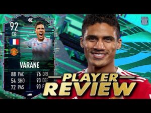 92 FLASHBACK VARANE PLAYER REVIEW! FLASHBACK VARANE SBC - FIFA 22 ULTIMATE TEAM