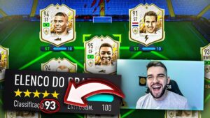 AAAAAA CHEGANDO A 192 COM TIME FULL ICON NO FUT DRAFT!! FIFA 22