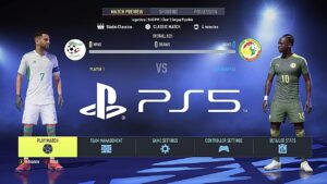 ALGÉRIE vs SÉNÉGAL // FIFA 22 PS5 Gameplay Ultimate PC MOD