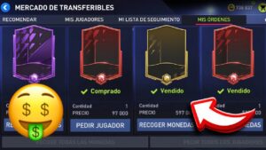 Como funciona el MERCADO? VENDER y COMPRAR Jugadores en Fifa mobile 22.