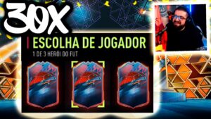 ESSES PLAYERS PICKS DE HEROES FORAM INACREDITÁVEIS!! 30x ESCOLHAS DE HERO!! - FIFA 22 Ultimate Team