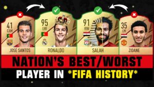 Every NATION'S BEST/WORST Players in FIFA HISTORY! 📈📉