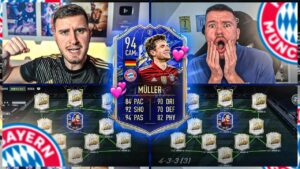FIFA 22: MÜLLER TOTY der HERZEN SQUAD BUILDER BATTLE 🔥🔥 vs Proownez