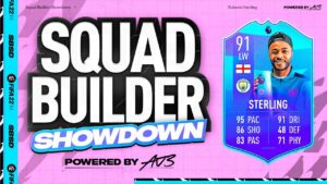 Fifa 22 Squad Builder Showdown!!! PLAYER OF THE MONTH STERLING!!!
