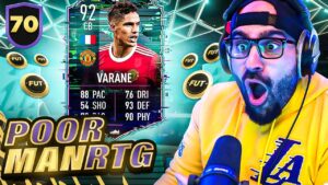 I GOT 92 FLASHBACK VARANE *INSANE CARD* FIFA 22 Ultimate Team PMRTG #70