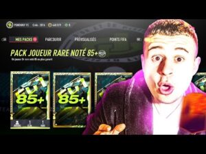 J'OUVRE LE PACK 85+ !! (ET LES RÉCOMPENSES RIVALS) - FIFA 22