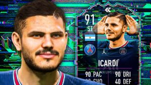 MR. STEAL YOUR GIRL! 😏 91 FLASHBACK ICARDI PLAYER REVIEW! - FIFA 22 Ultimate Team
