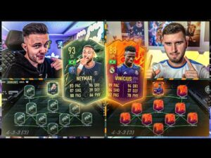 NEYMAR vs VINICIUS JR Squad Builder BATTLE ⭐️ FIFA 22 Headliner SBB vs IamTabak 🔥