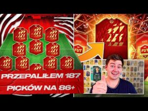 PRZEPALIŁEM 187 CZERWONYCH PICKÓW NA 86+! TRAAF Z CYKLU TOOOP! FIFA 22 ULTIMATE TEAM