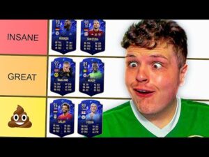 RANKING EVERY TOTY HONOURABLE MENTIONS ON FIFA 22! | Honourable Mentions Tier List...