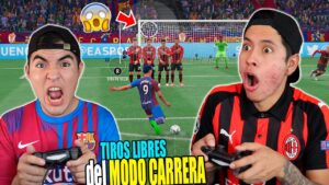 RETO ÉPICO DE TIROS LIBRES en MODO CARRERA FIFA22 😱 *RAMIRIN vs PAPIEDSON*