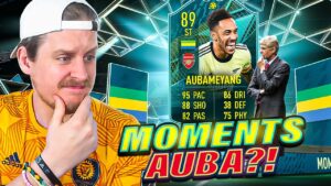 WHAT IS THIS?! 89 Moments Aubameyang Player Review! FIFA 22 Ultimate Team
