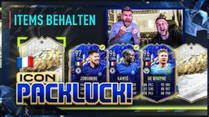 Wieder KRANKES ICON PACK LUCK 😍😱 Wir haben TOTY KANTE + JORGINHO gekauft 🤑 FIFA 22