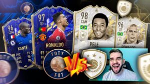 192 no FUT DRAFT!!! CHUVA DE TOTY vs CHUVA DE ICONS!! FIFA 22