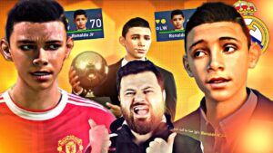 طورت رونالدو جونيور بشكله الحقيقي بتدريب أبوه الدون 😱 فيفا 22 FIFA