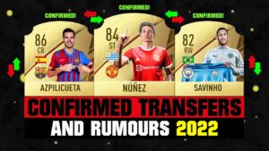 FIFA 22 | NEW CONFIRMED TRANSFERS & RUMOURS! 🤪🔥 ft. Nunez, Azpilicueta, Savinho... etc