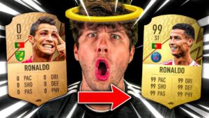 I Grew Ronaldo from 0 to 99 Overall...