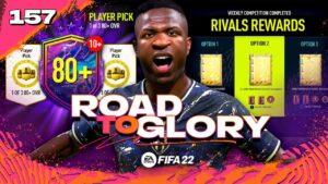 I opened the NEW RIVALS REWARDS and got... FIFA 22 Road to Glory #157