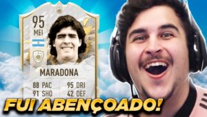 MARADONA 95 NO MELHOR PLAYER PICK DA HISTÓRIA!! SORTE INSANA NO FIFA 22!!