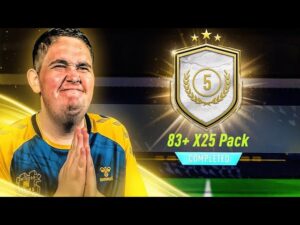 So I opened my 83 x 25 Pack on FIFA 22...