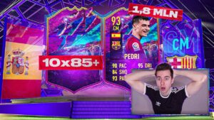 ZAWAŁ! PACZKA 10x85+ ! NAJDROŻSZA KARTA FUTURE STARS w SKŁADZIE! | FIFA 22