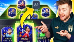ZROBIŁEM DRAFT Z KAŻDĄ KARTĄ TOTY w FIFA 22!